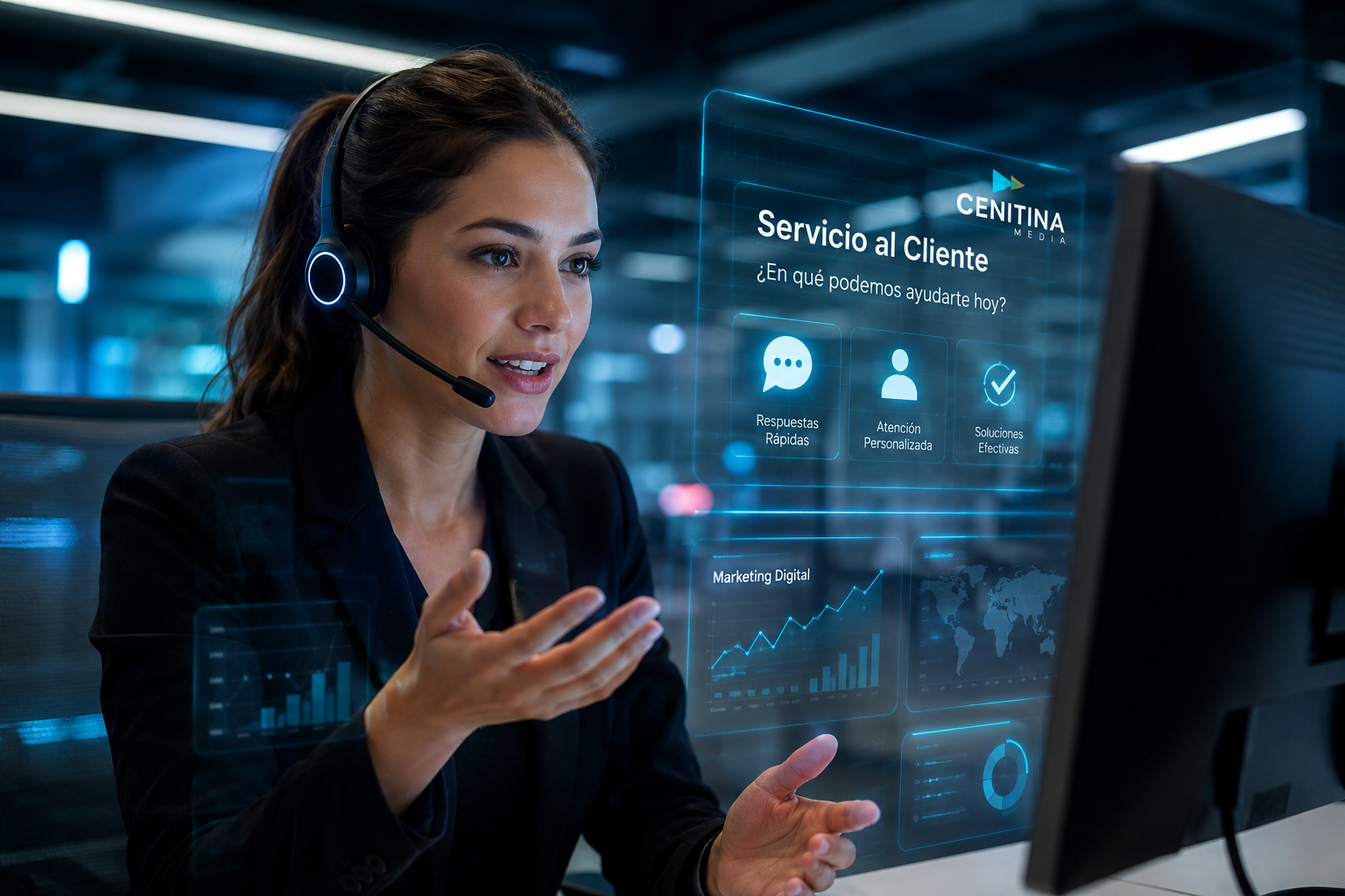 Atención al cliente potenciada por datos en tiempo real